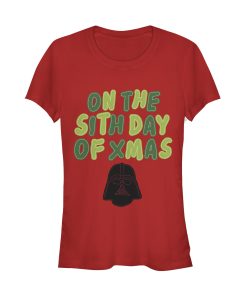 Junior’s Star Wars Christmas Sith Day T-Shirt
