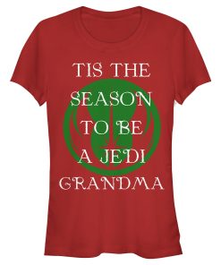 Junior’s Star Wars Christmas Tis the Season Grandma T-Shirt