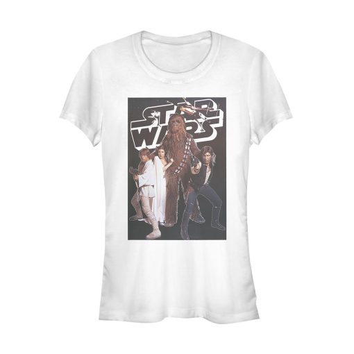 Junior’s Star Wars Classic Movie Poster Scene T-Shirt