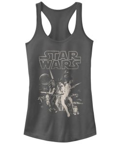Junior’s Star Wars Classic Poster Racerback Tank Top