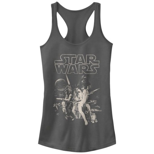 Junior’s Star Wars Classic Poster Racerback Tank Top