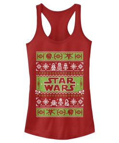 Junior’s Star Wars Come to the Merry Side Racerback Tank Top