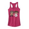 Junior’s Star Wars Cute Cartoon Kawaii Han Leia Love Racerback Tank Top