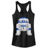 Junior’s Star Wars Cute Cartoon R2-D2 Racerback Tank Top