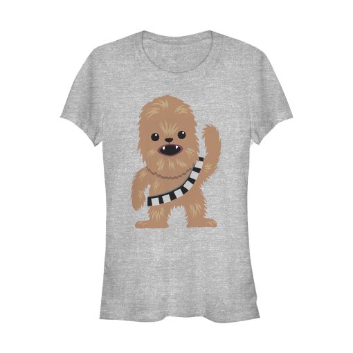 Junior’s Star Wars Cute Chewbacca Cartoon T-Shirt