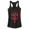 Junior’s Star Wars Darth Maul Portrait Racerback Tank Top