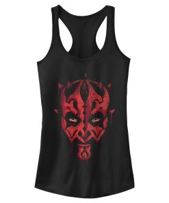 Junior’s Star Wars Darth Maul Portrait Racerback Tank Top