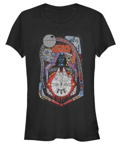 Junior’s Star Wars Darth Vader Death Star Pinball T-Shirt
