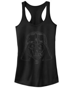 Junior’s Star Wars Darth Vader Helmet Racerback Tank Top
