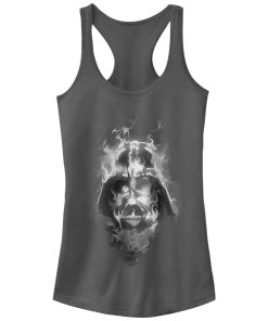 Junior’s Star Wars Darth Vader Smoke Racerback Tank Top