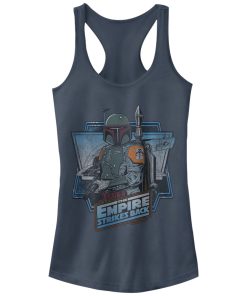 Junior’s Star Wars Empire Strikes Back Boba Fett Racerback Tank Top
