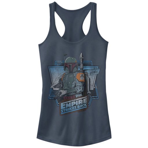 Junior’s Star Wars Empire Strikes Back Boba Fett Racerback Tank Top