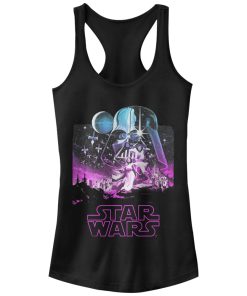Junior’s Star Wars Epic Artwork Racerback Tank Top