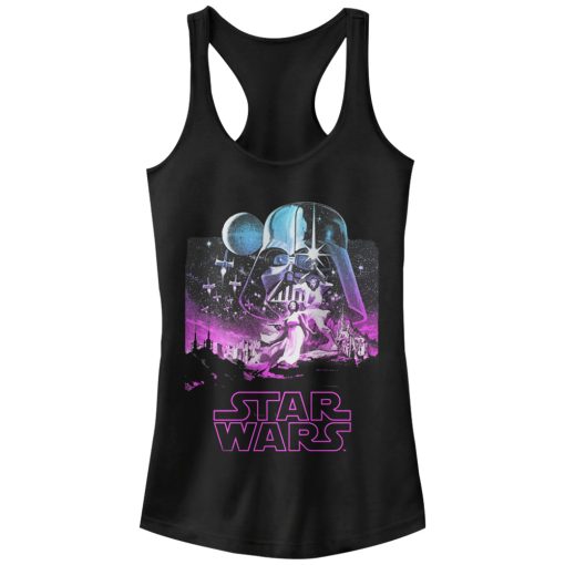 Junior’s Star Wars Epic Artwork Racerback Tank Top