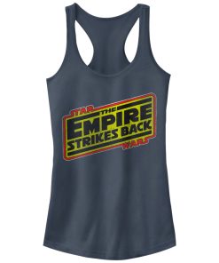 Junior’s Star Wars Episode V Logo Racerback Tank Top