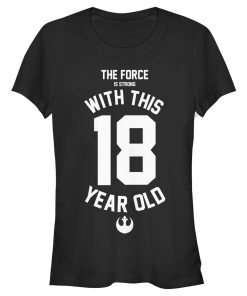 Junior’s Star Wars Force Is Strong With This 18 Year Old Rebel Logo T-Shirt
