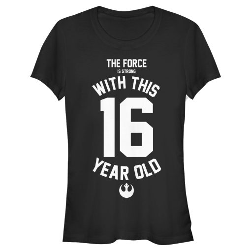 Junior’s Star Wars Force Is Strong With This 1Year Old Rebel Logo T-Shirt