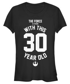 Junior’s Star Wars Force Is Strong With This 30 Year Old Rebel Logo T-Shirt