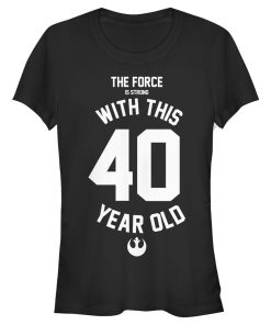 Junior’s Star Wars Force Is Strong With This 40 Year Old Rebel Logo T-Shirt