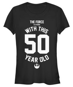 Junior’s Star Wars Force Is Strong With This 50 Year Old Rebel Logo T-Shirt