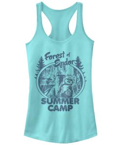Junior’s Star Wars Forest of Endor Summer Camp Racerback Tank Top