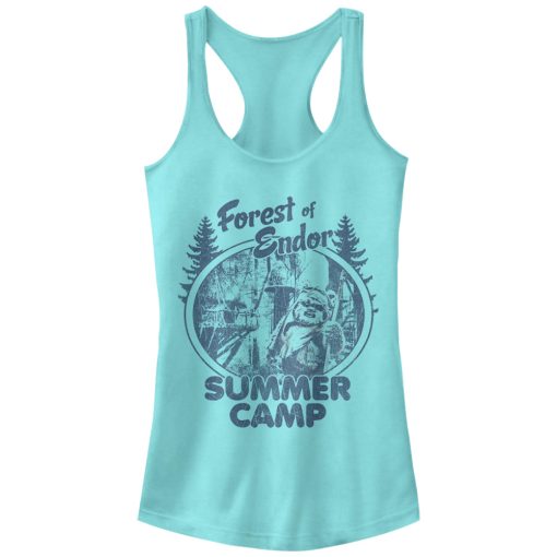 Junior’s Star Wars Forest of Endor Summer Camp Racerback Tank Top