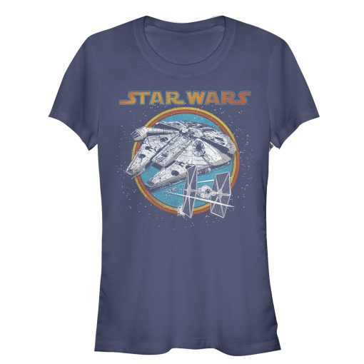 Junior’s Star Wars Galactic Ship Journey T-Shirt