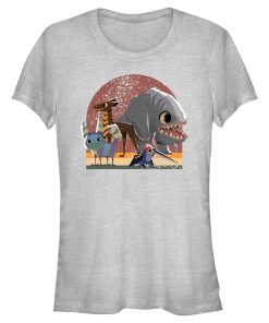 Junior’s Star Wars Galaxy of Creatures Galaxy Friends T-Shirt