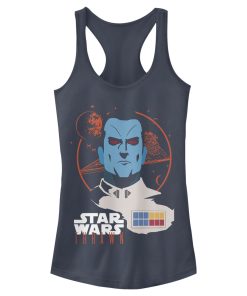 Junior’s Star Wars Grand Admiral Thrawn Galaxy Racerback Tank Top