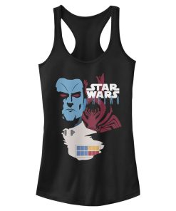 Junior’s Star Wars Grand Admiral Thrawn Vintage Racerback Tank Top