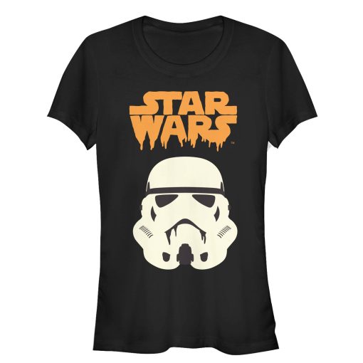 Junior’s Star Wars Halloween Stormtrooper Helmet T-Shirt