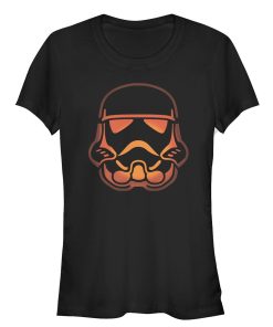 Junior’s Star Wars Halloween Stormtrooper Pumpkin T-Shirt