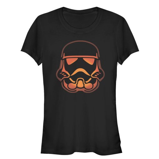 Junior’s Star Wars Halloween Stormtrooper Pumpkin T-Shirt