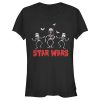 Junior’s Star Wars Halloween Vader Skeletons T-Shirt