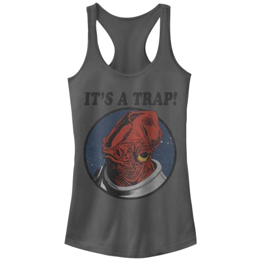 Junior’s Star Wars It’s a Trap Admiral Ackbar Racerback Tank Top