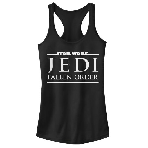 Junior’s Star Wars Jedi Fallen Order Classic Logo Racerback Tank Top