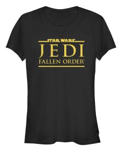 Junior’s Star Wars Jedi Fallen Order Golden Logo T-Shirt