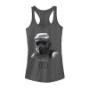 Junior’s Star Wars Jedi Fallen Order Grayscale Scout Trooper Racerback Tank Top
