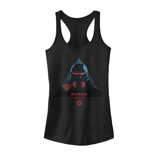 Junior’s Star Wars Jedi Fallen Order Purge Trooper Portrait Racerback Tank Top