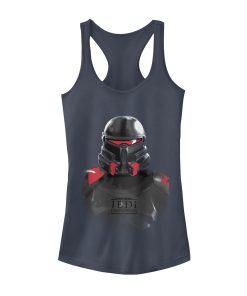 Junior’s Star Wars Jedi Fallen Order Purge Trooper Watercolor Racerback Tank Top