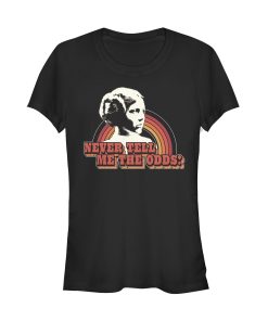 Junior’s Star Wars Leia Never Tell Me the Odds T-Shirt