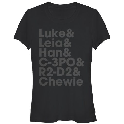 Junior’s Star Wars Luke and Leia T-Shirt