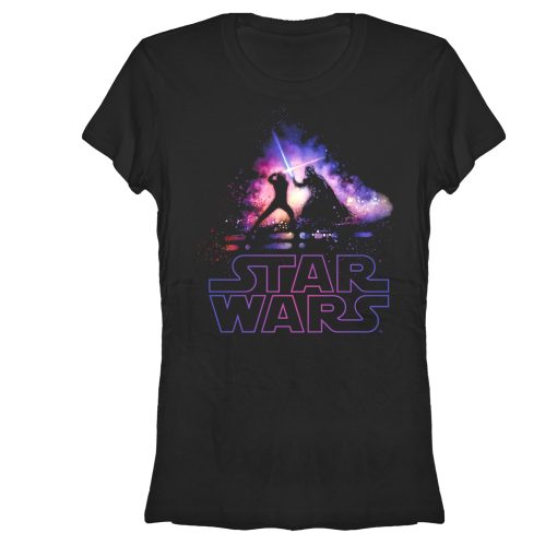 Junior’s Star Wars Luke and Vader Duel T-Shirt