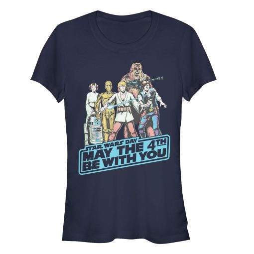 Junior’s Star Wars May the Fourth Classic Poster T-Shirt