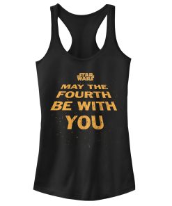 Junior’s Star Wars May the Fourth Opening Crawl Racerback Tank Top