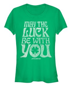 Junior’s Star Wars May the Luck Be With You T-Shirt