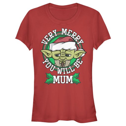 Junior’s Star Wars Merry Christmas Mum T-Shirt