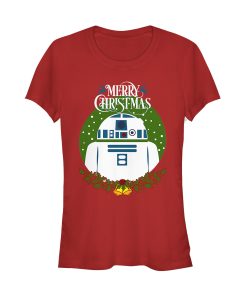Junior’s Star Wars Merry Christmas R2-D2 T-Shirt