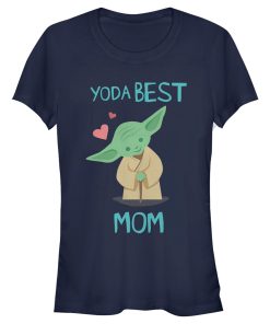 Junior’s Star Wars Mother’s Day Best Mom Yoda T-Shirt