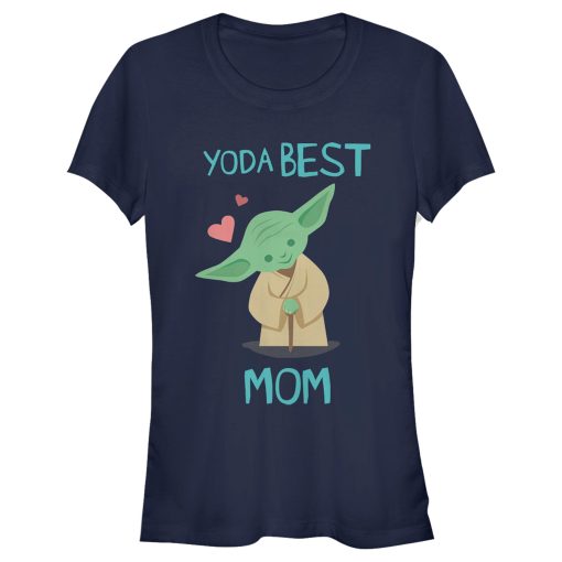 Junior’s Star Wars Mother’s Day Best Mom Yoda T-Shirt